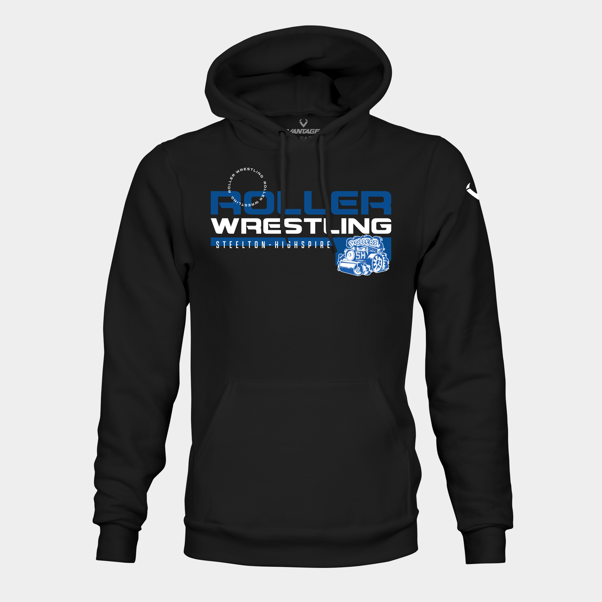 Steelton Rollers - Midweight Hoodie (Black)