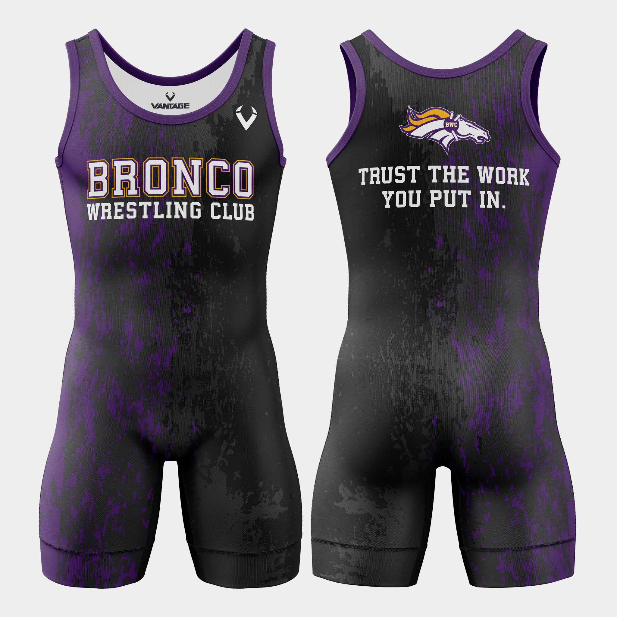 Bronco WC - Standard Singlet (Black)