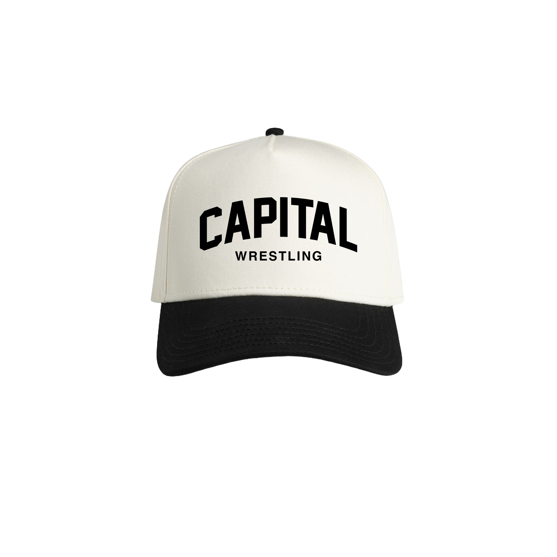 Capital WC - Snapback Trucker Hat (Cream/Black)