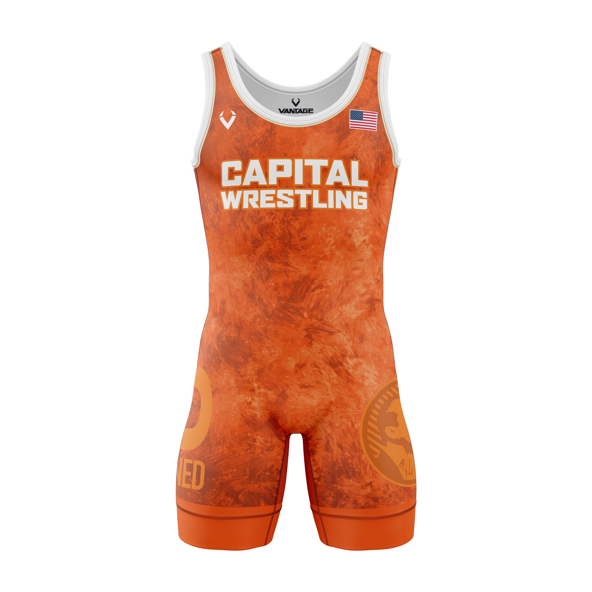 Capital WC - Xero Series Singlet (Orange Smoke)