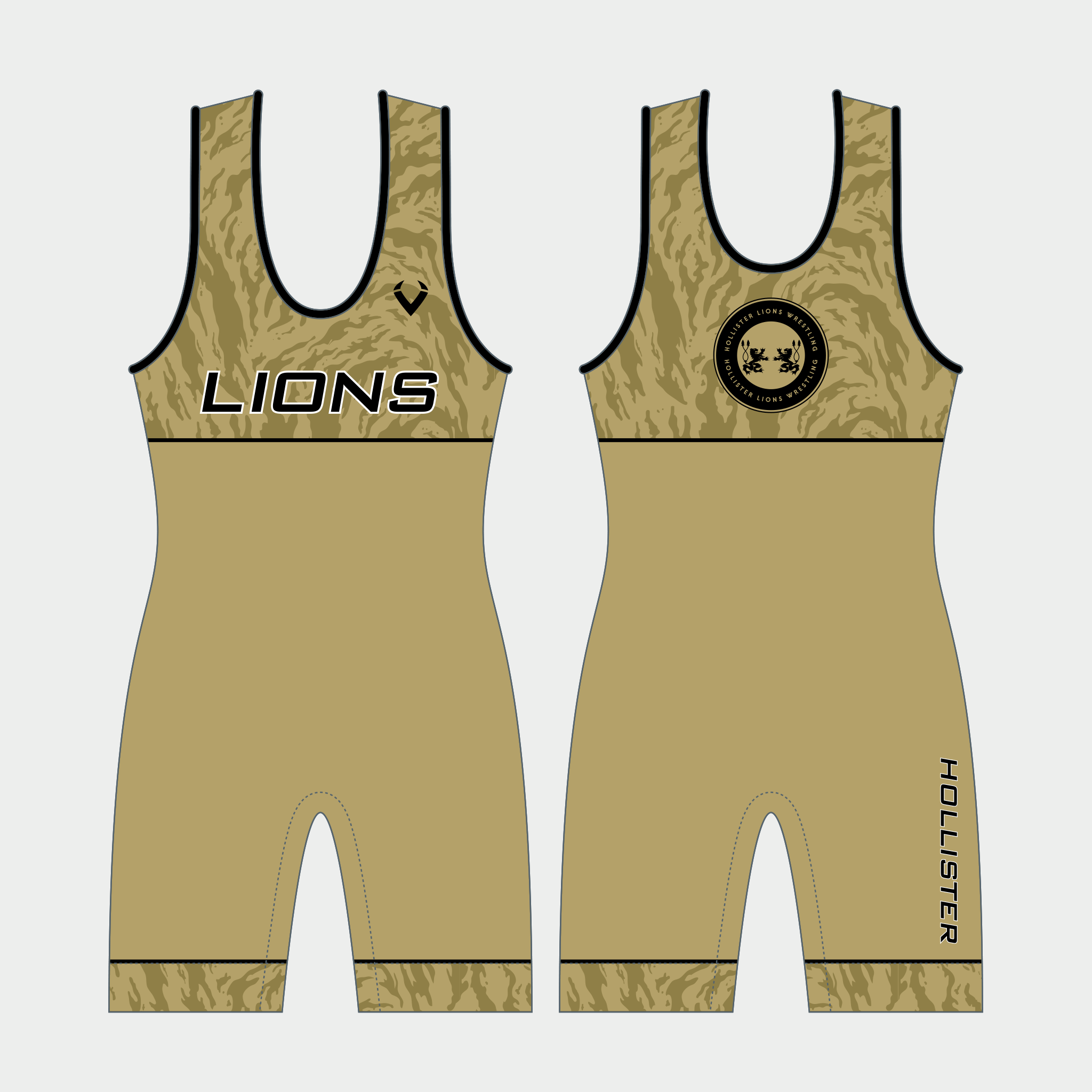 Hollister - Standard Singlet (Gold)