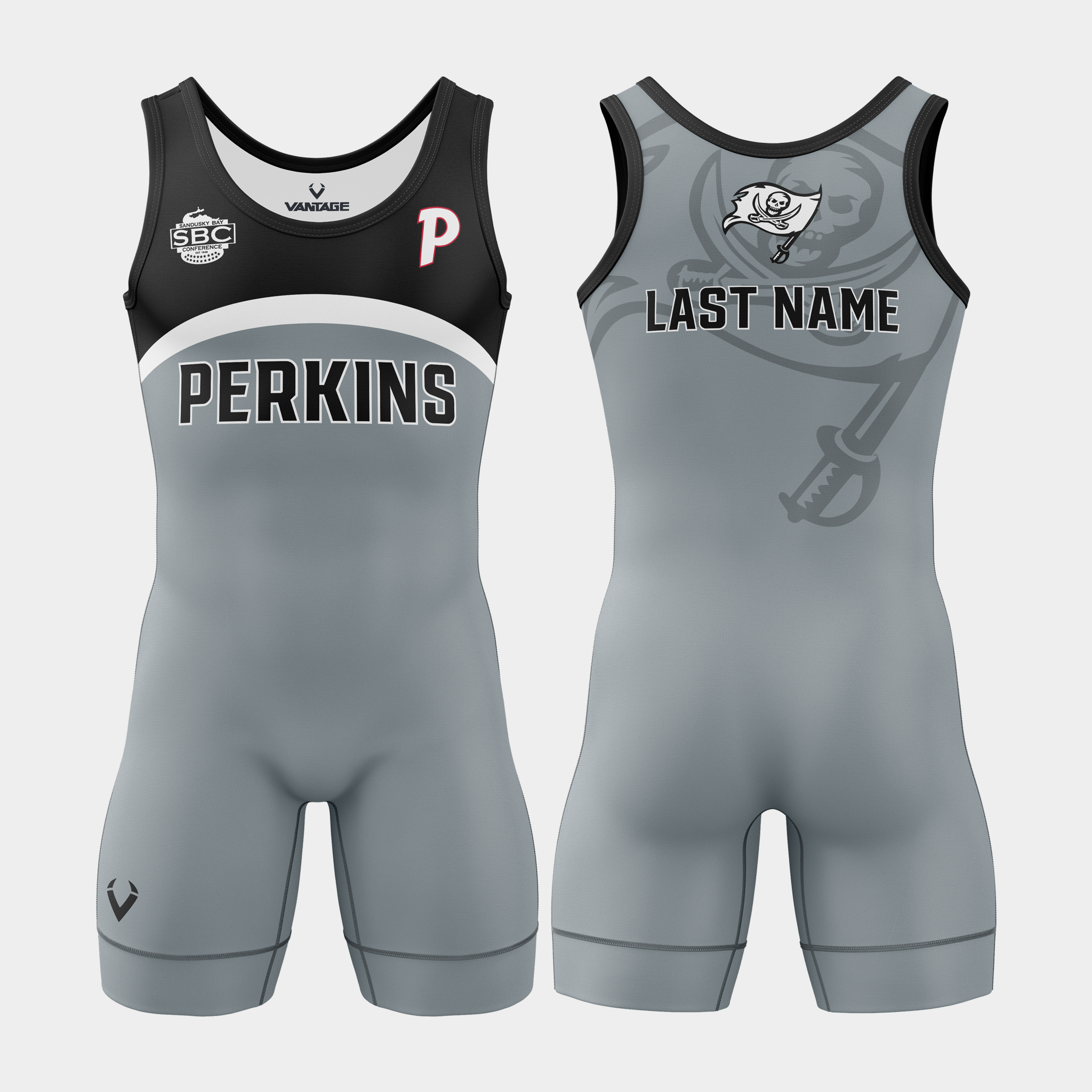 Perkins - Standard Singlet (Grey)