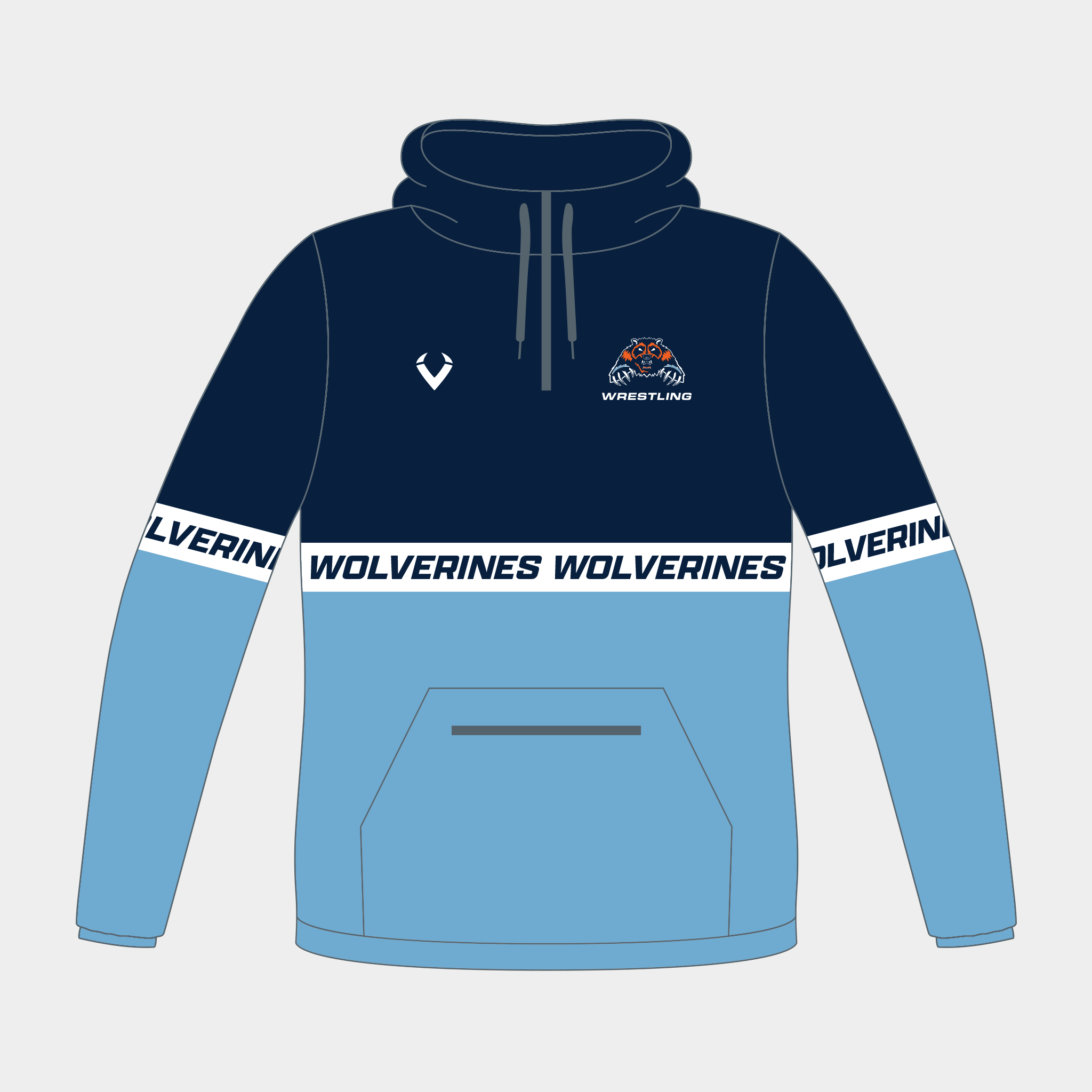 North Stafford - 1/4 Zip Windbreaker