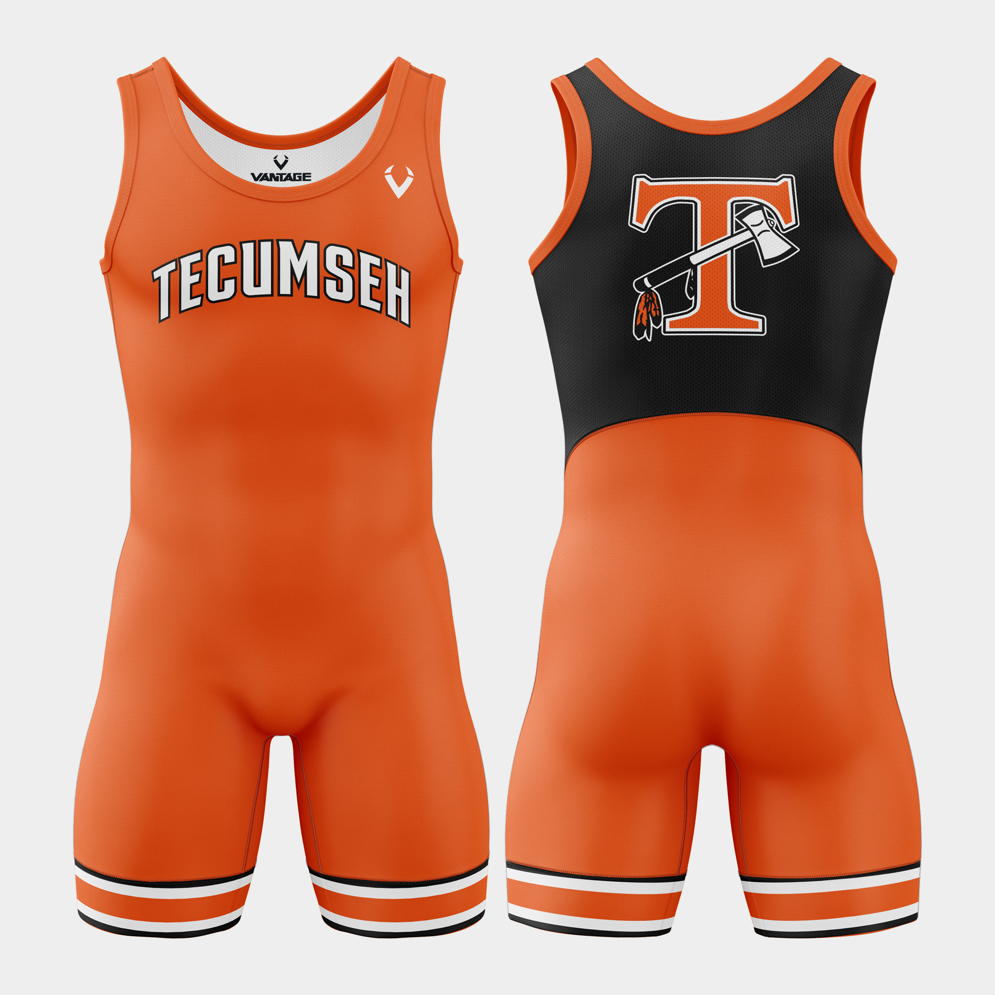 Tecumseh WC - Xero Series Singlet - Orange