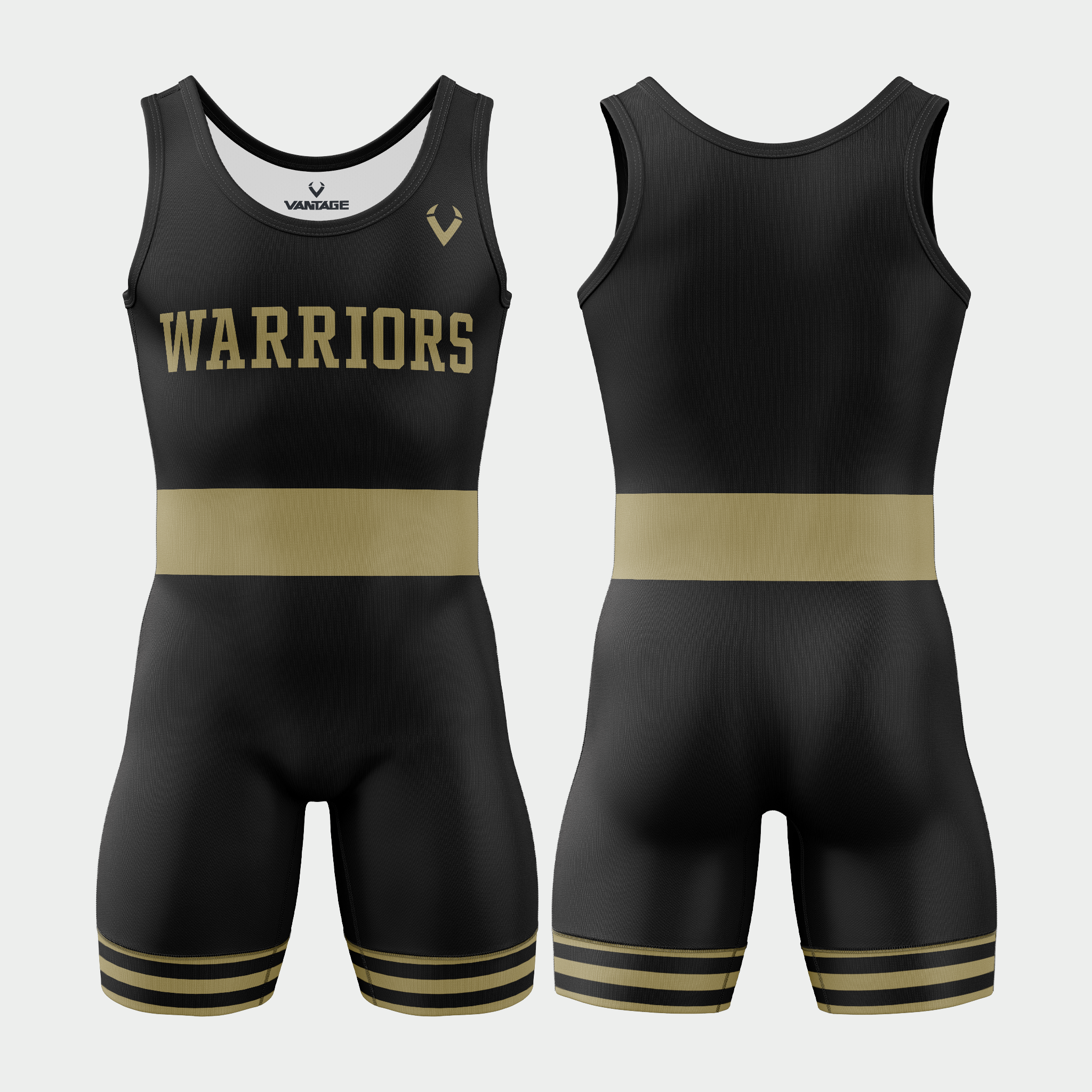 1 on 1 - Mens Standard Singlet (Design 3)