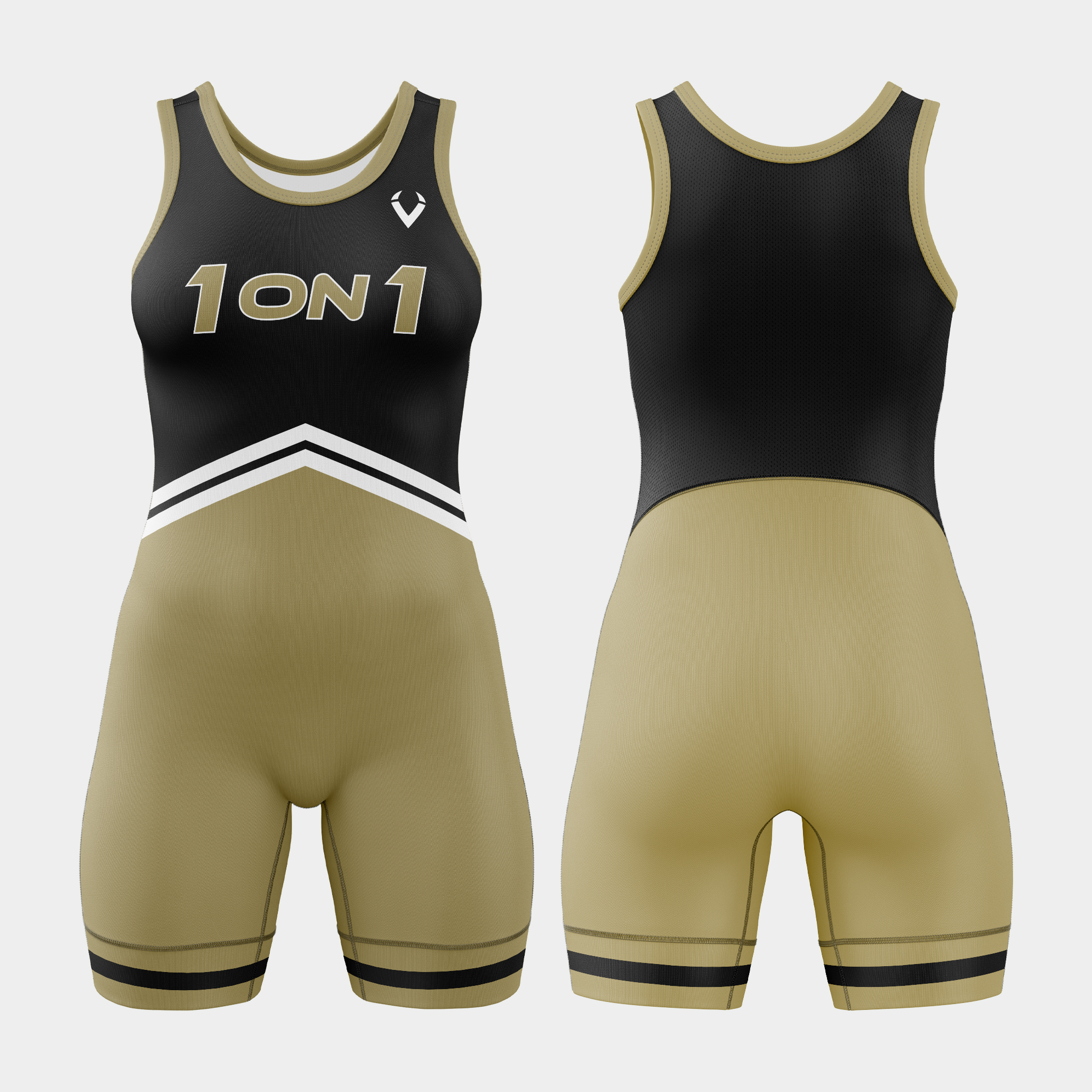 1 on 1 - Ladies Xero Series Singlet (Design 2)