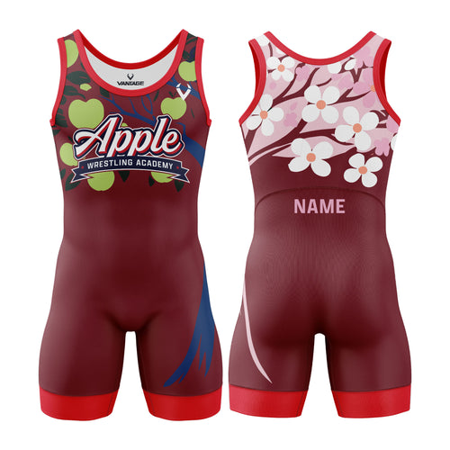 Apple Wrestling Academy - Mens Xero Series Singlet