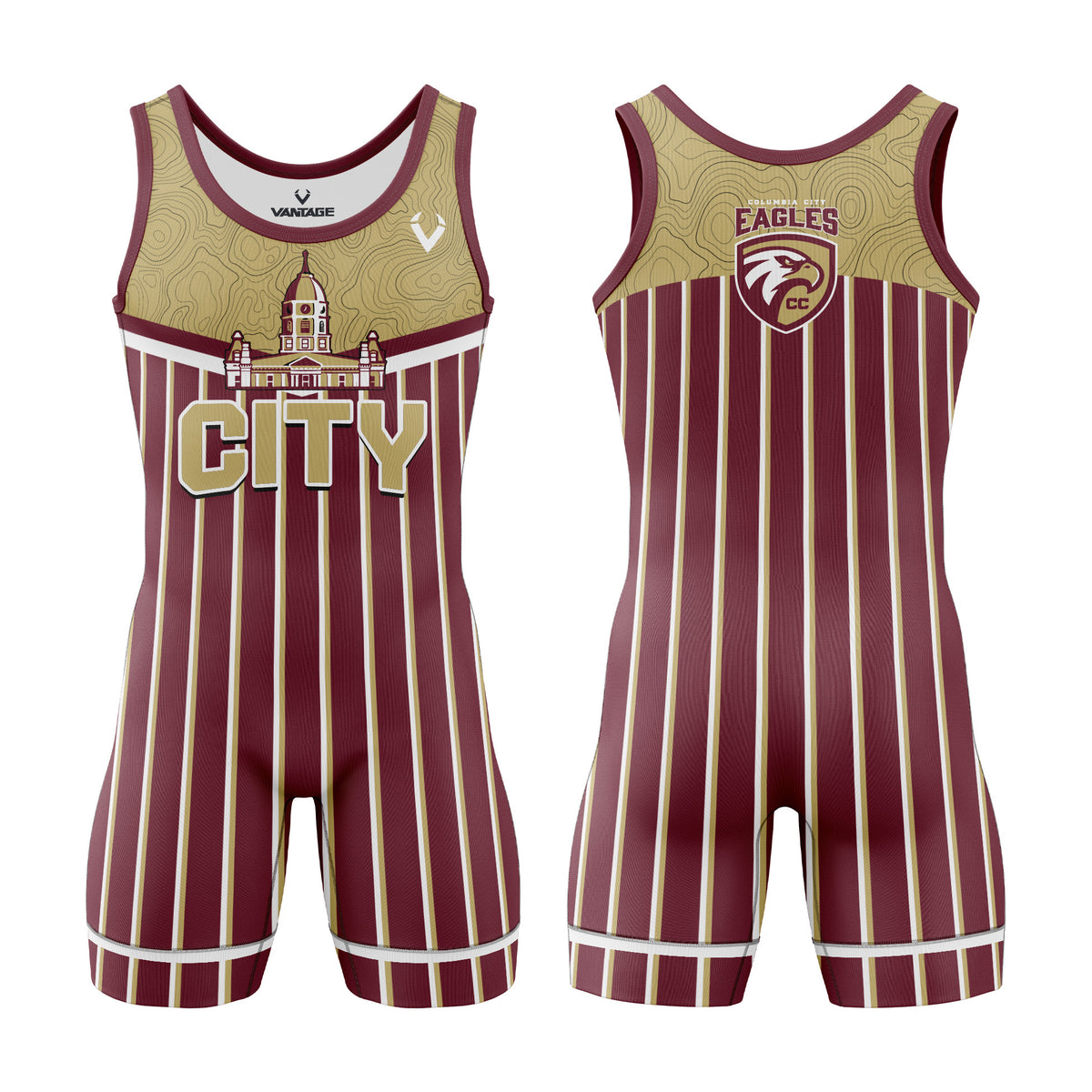 Columbia City - Mens Contender Singlet