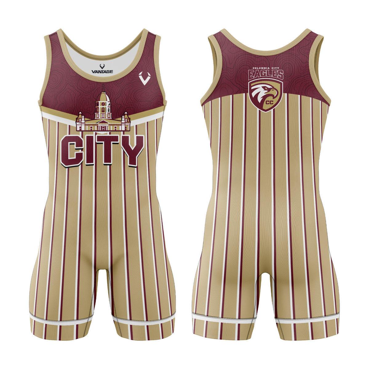Columbia City - Mens Contender Singlet