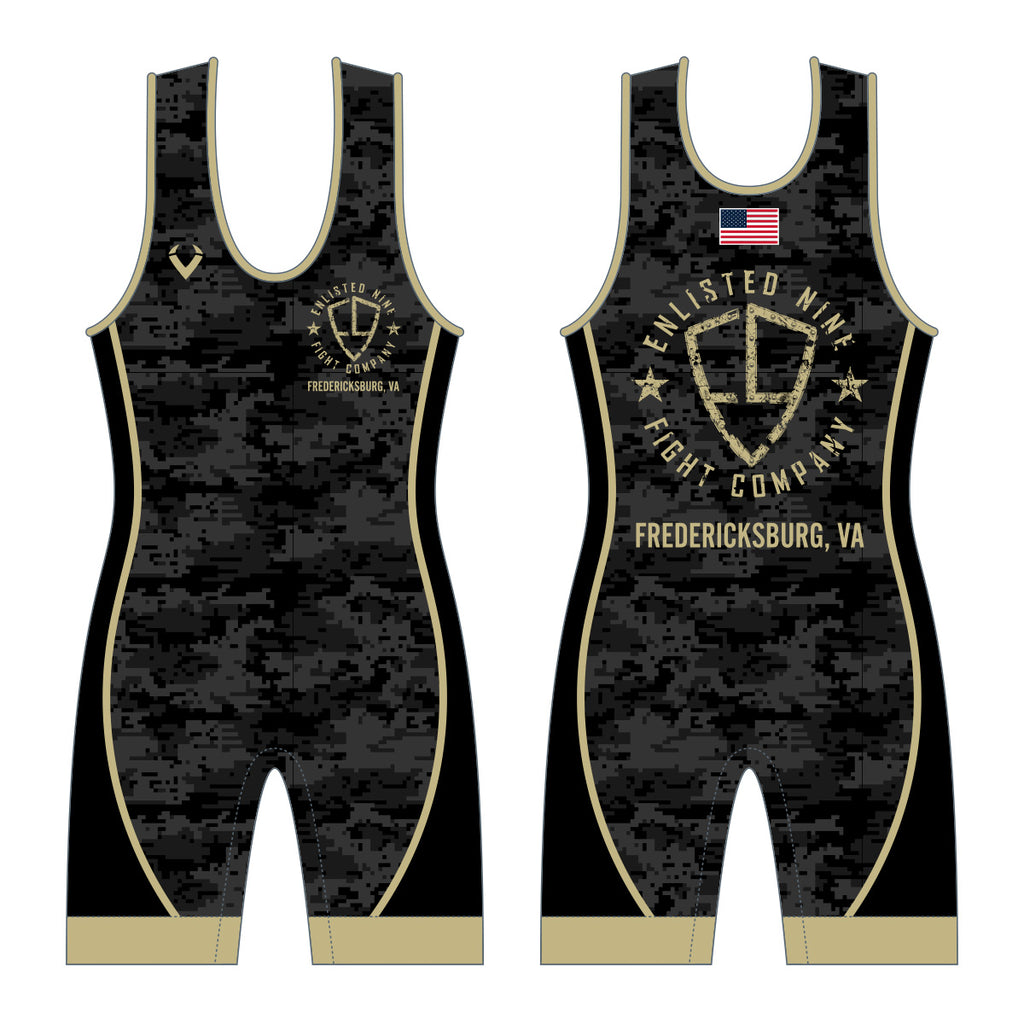 E9FC - Contender Singlet (Black)
