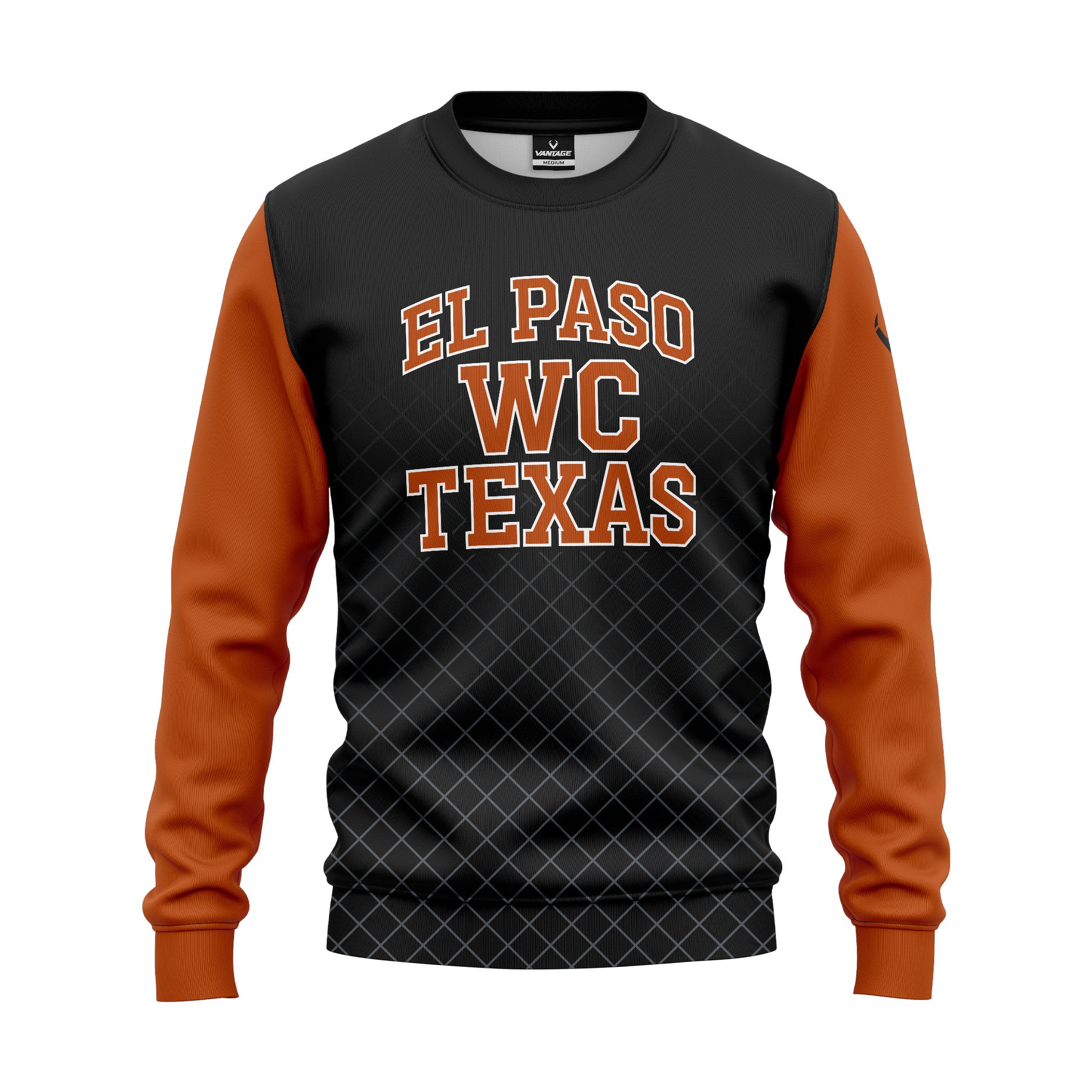 El Paso - Contender Series Crewneck (Black/Orange)
