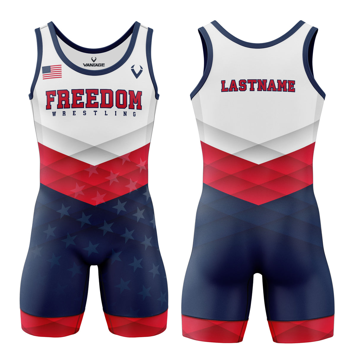 Freedom WC - Contender Singlet (Patriot)