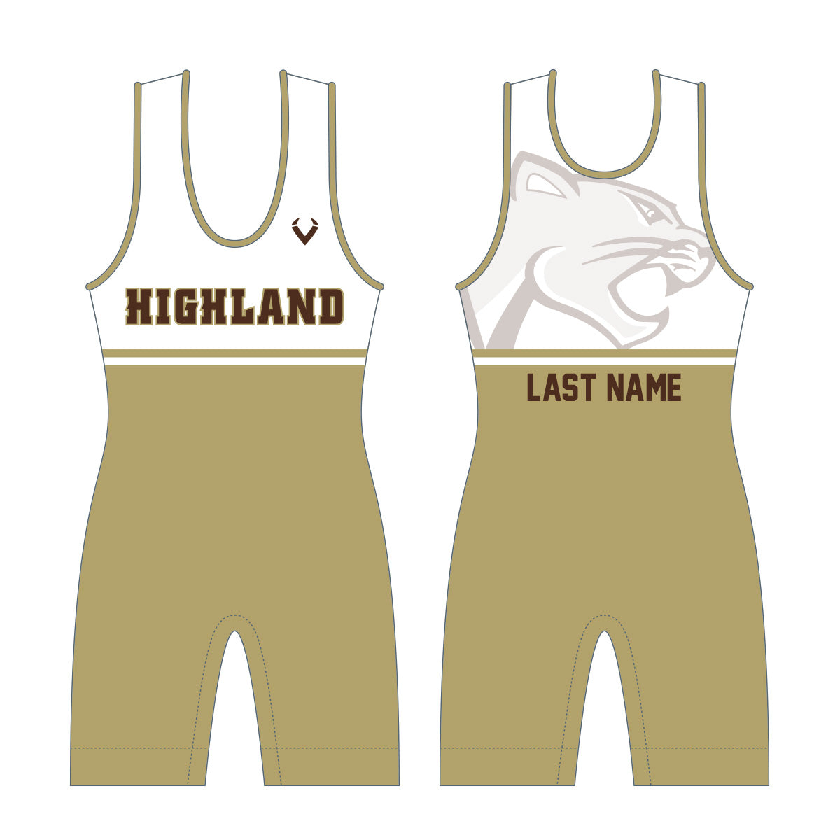Highland HS - Mens Contender Singlet