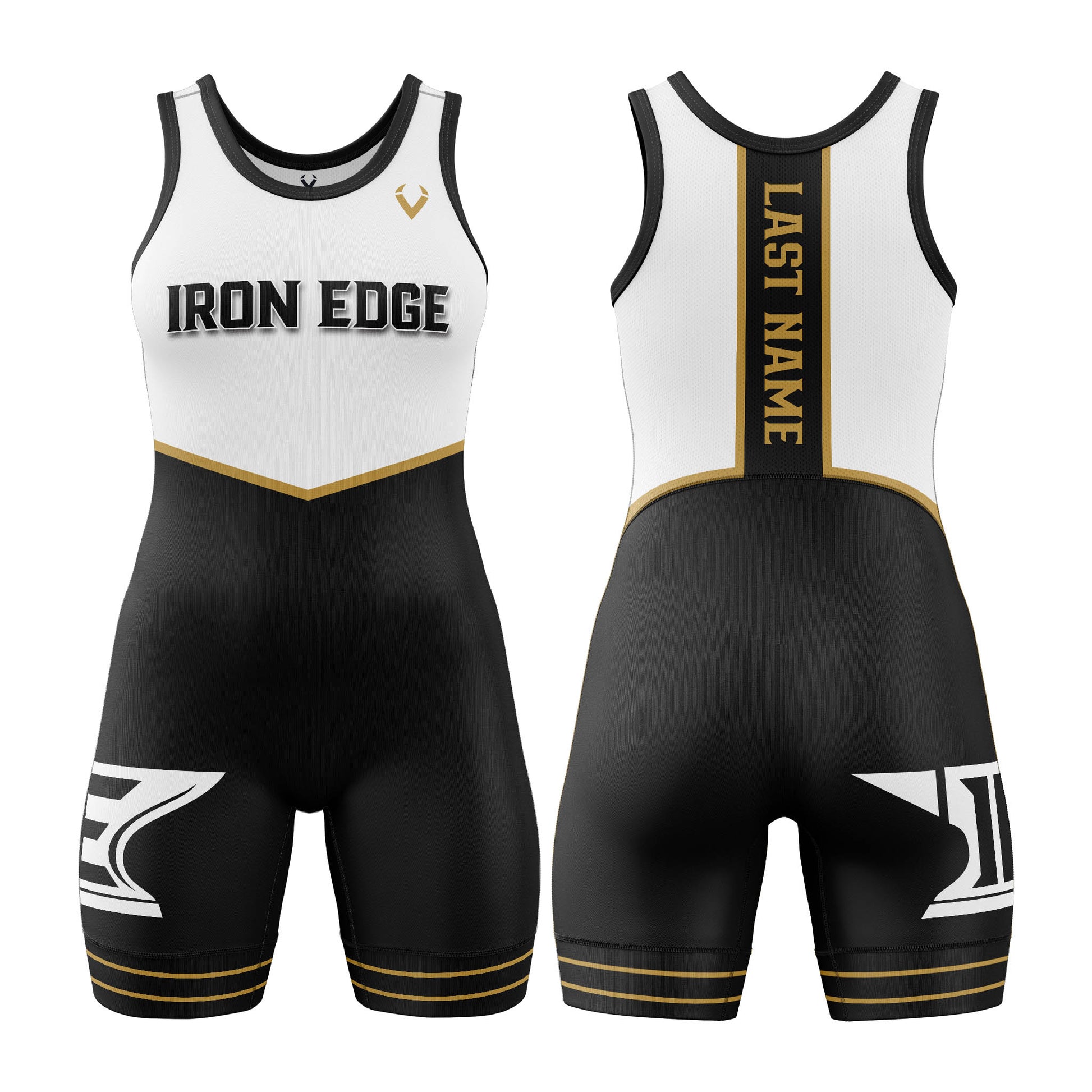 Iron Edge - Ladies Xero Series Singlet (Black/White)