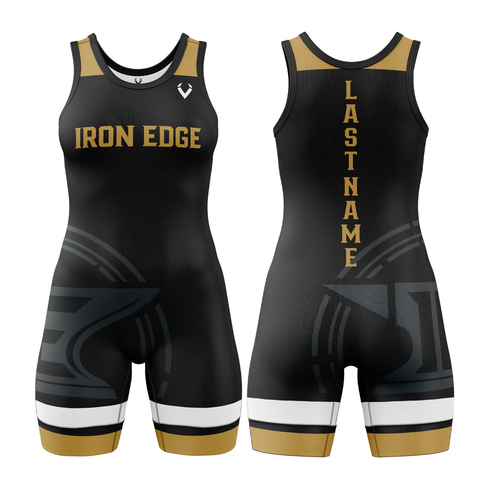 Iron Edge - Ladies Contender Singlet (Black)