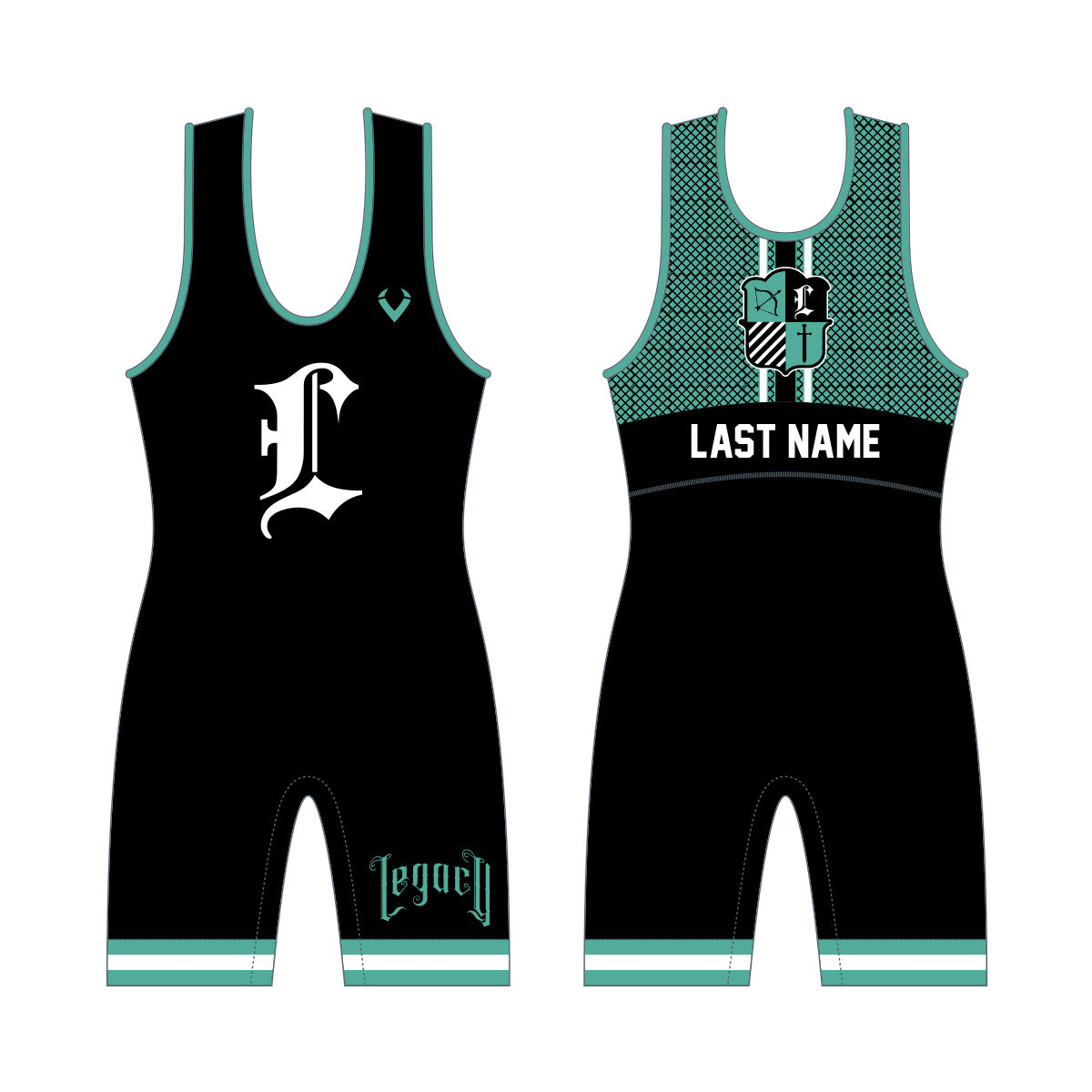 Legacy Dragons - Mens Xero Series Singlet