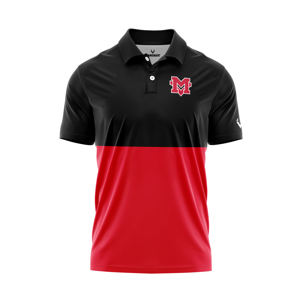 Monte Vista (CA) - Drifit Polo (Black/Red)