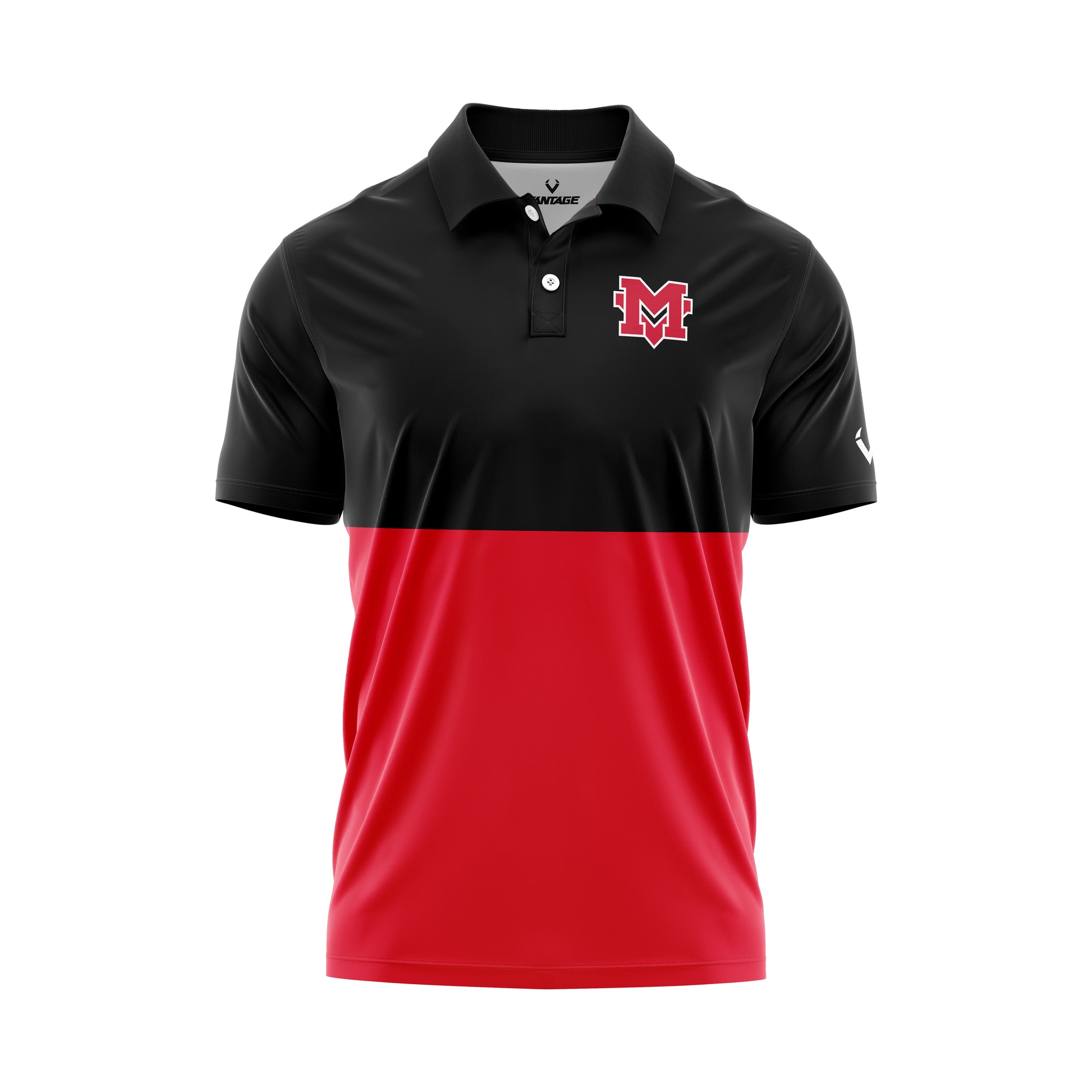 Monte Vista (CA) - Drifit Polo (Black/Red)