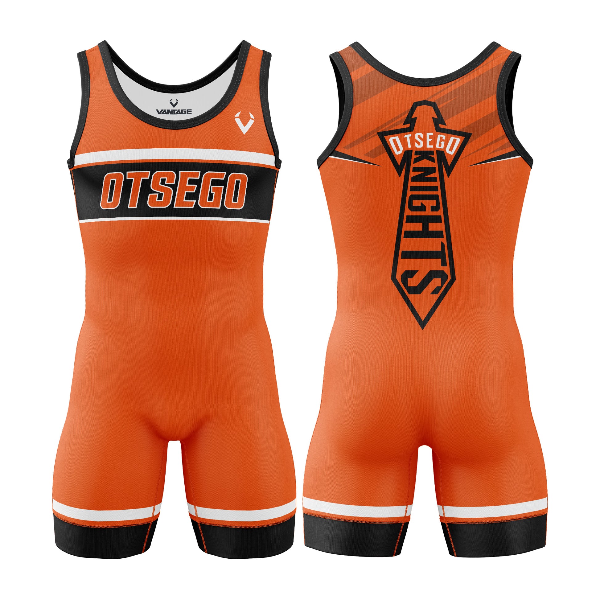Otsego - Contender Singlet (Orange)