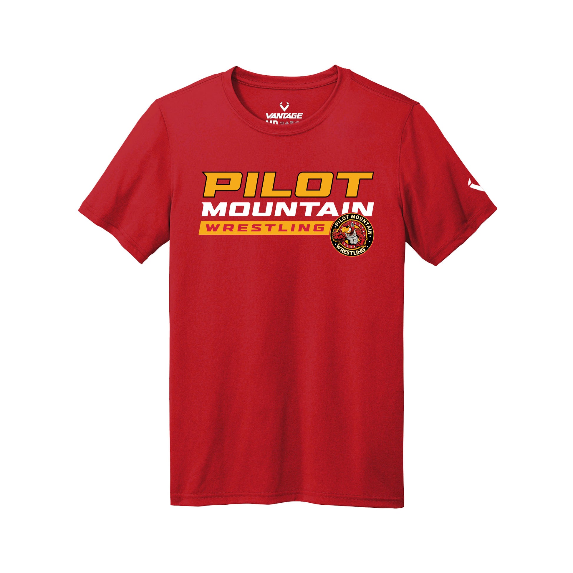 Pilot Mountain  - Ultra Soft Tee (Red)