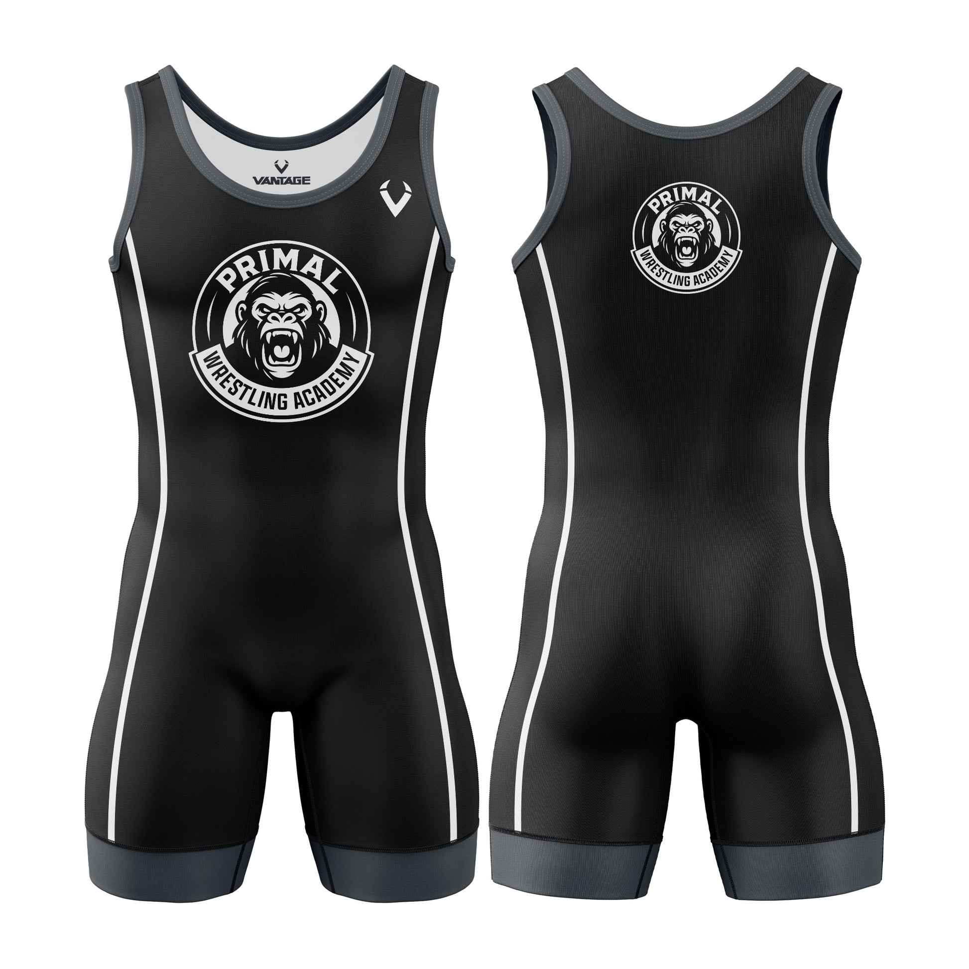 Primal Wrestling Academy - Contender Singlet (Design 3)