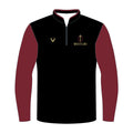 Providence - Contender 1/4 Zip Pullover (Black/Maroon)