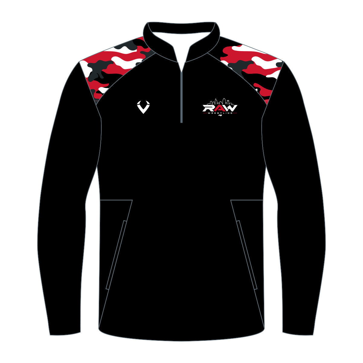 RAW - Contender Hybrid 1/4 Zip Pullover