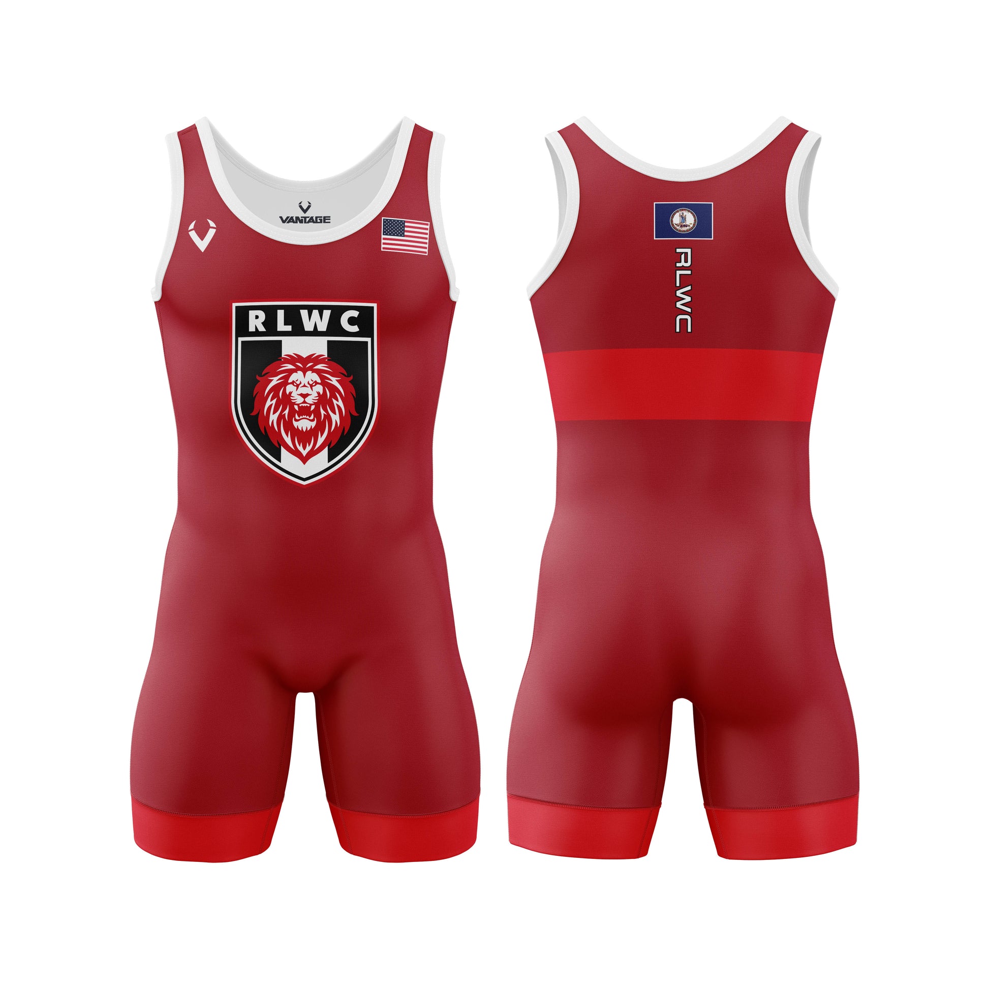 Red Lion WC - Mens Contender Singlet