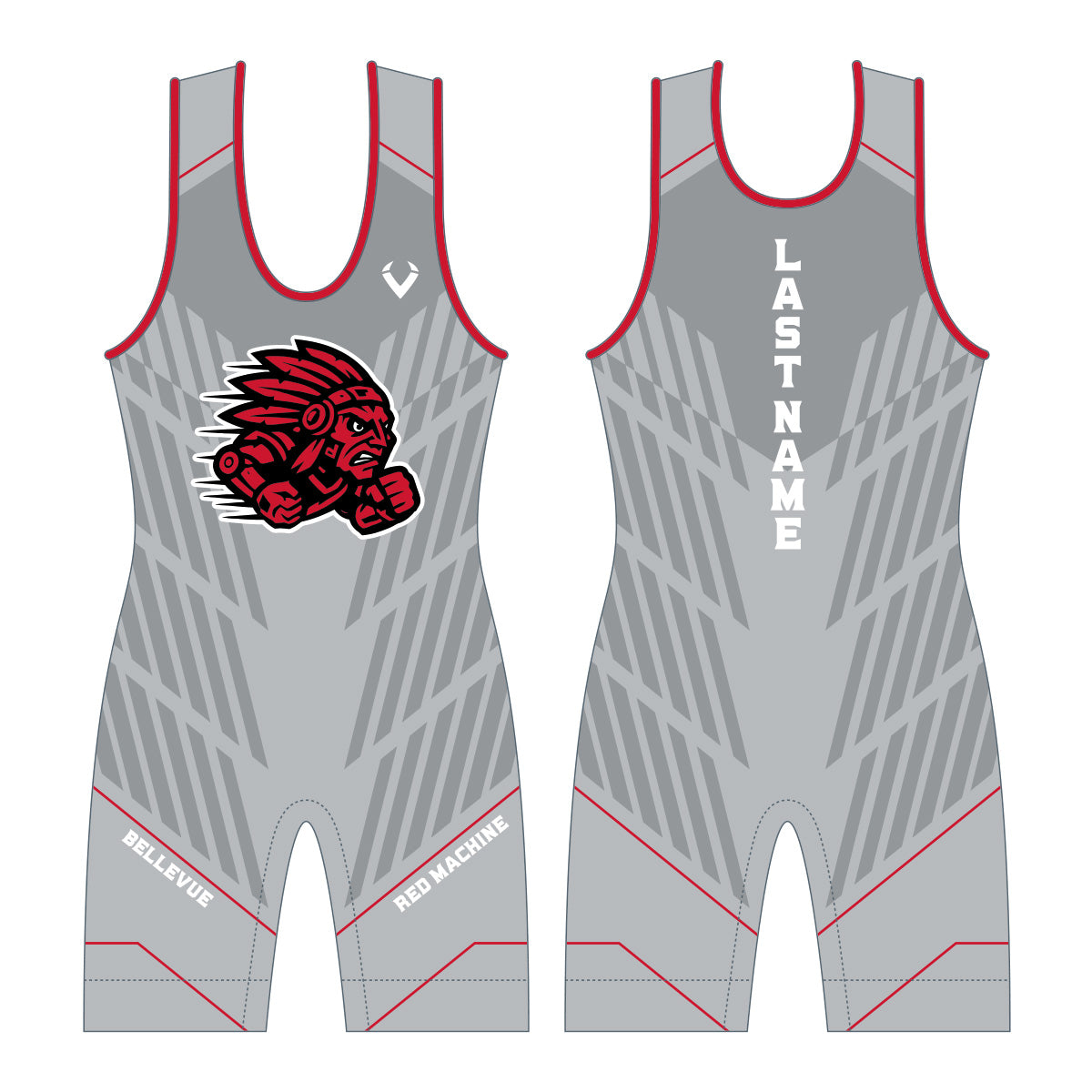 Red Machine - Contender Singlet
