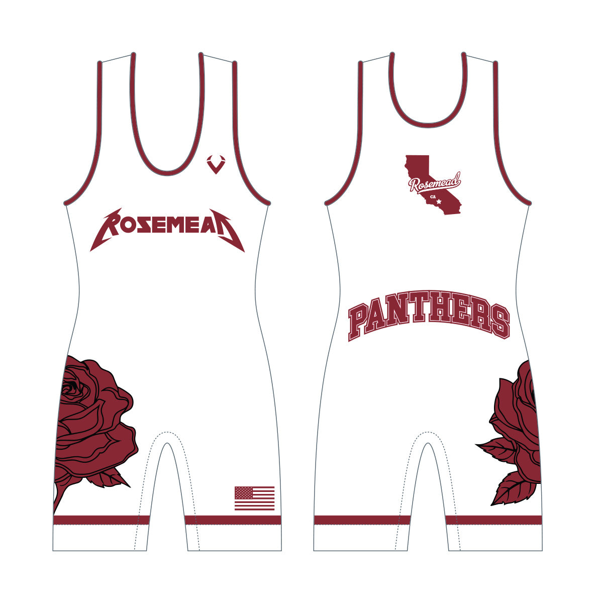 Rosemead - Mens Contender Singlet