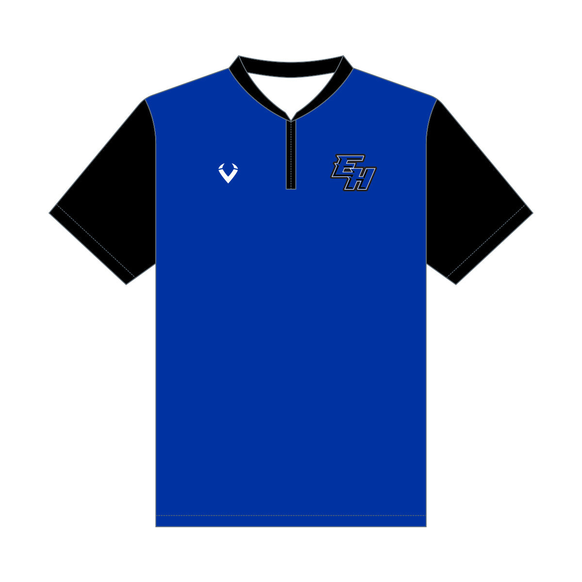 Royal Pride - 1/4 Zip Mock Polo