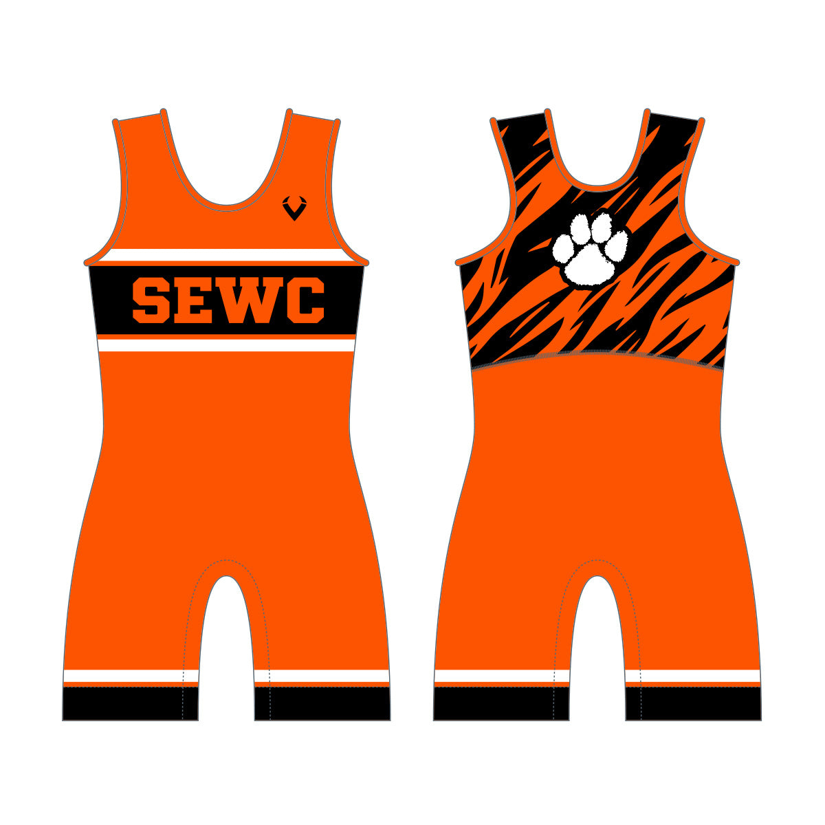 SEWC- Ladies Xero Series Singlet (Orange)