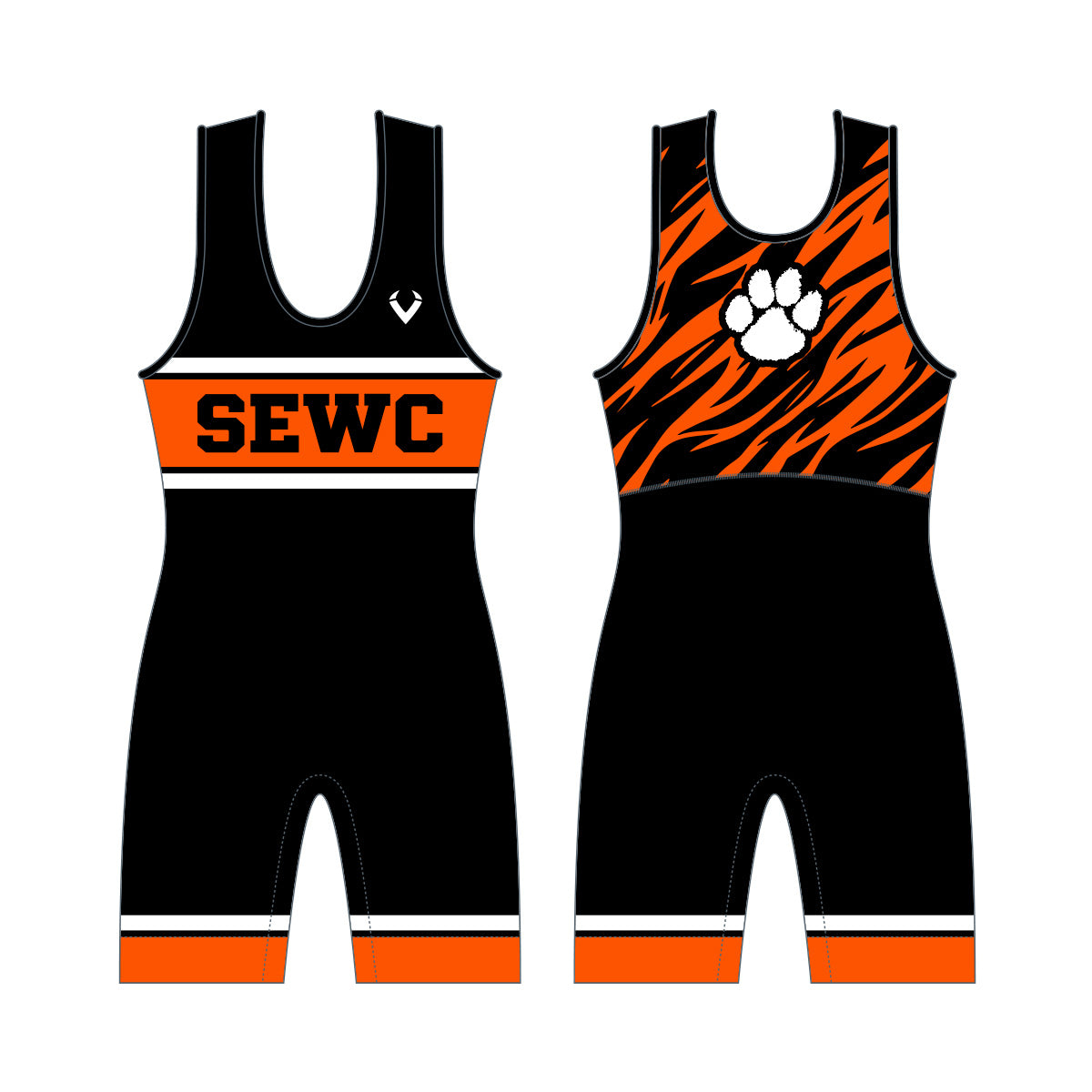 SEWC- Mens Xero Series Singlet (Black)
