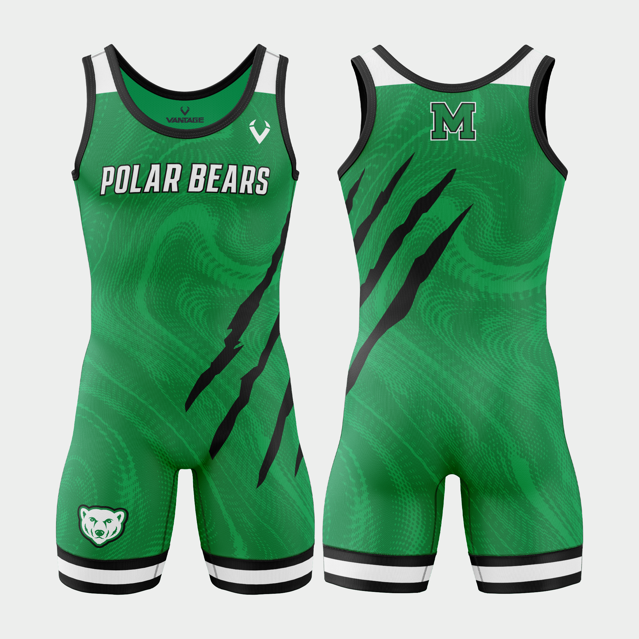 Margaretta - Standard Singlet (Green)