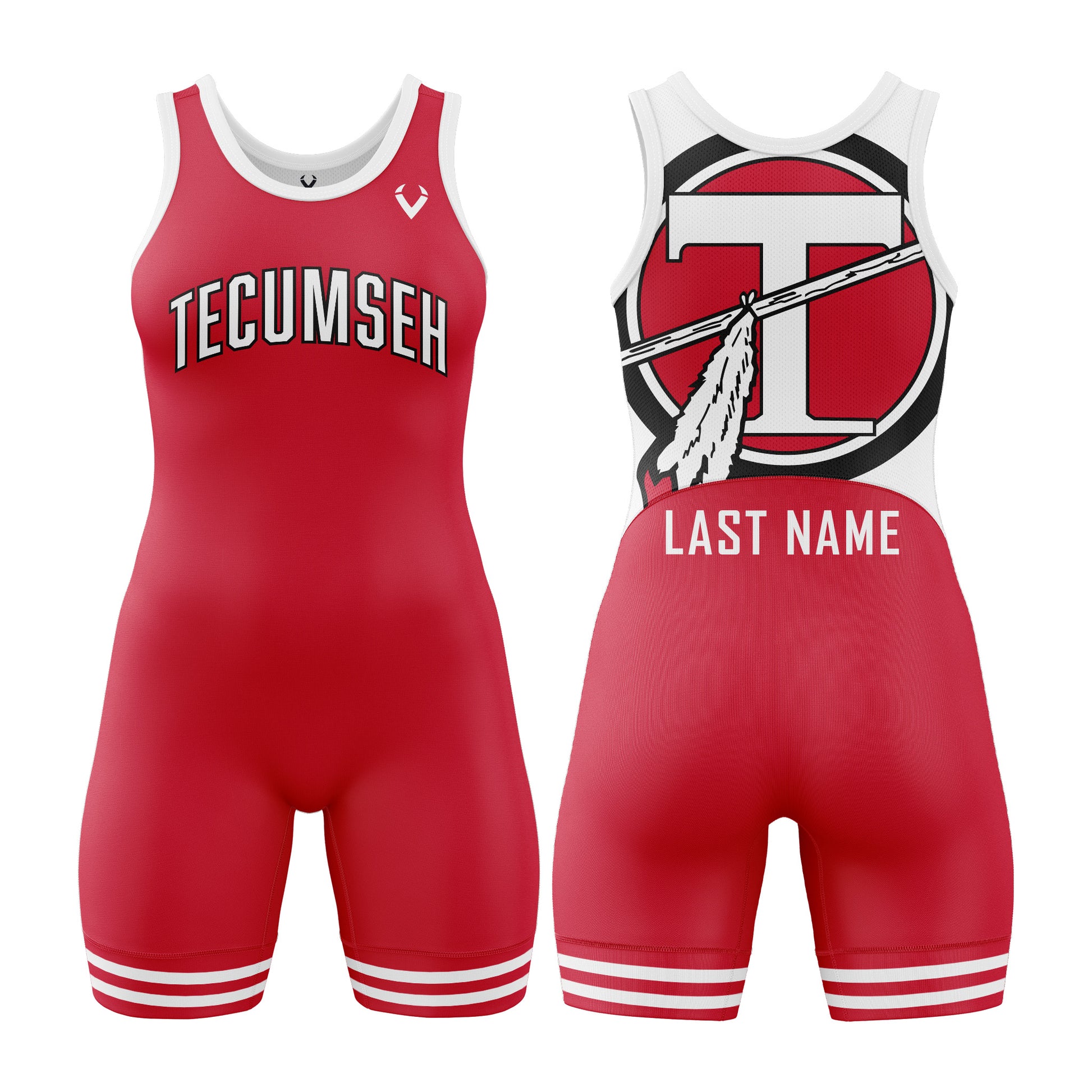 Tecumseh - Ladies Xero Series Singlet (Red)