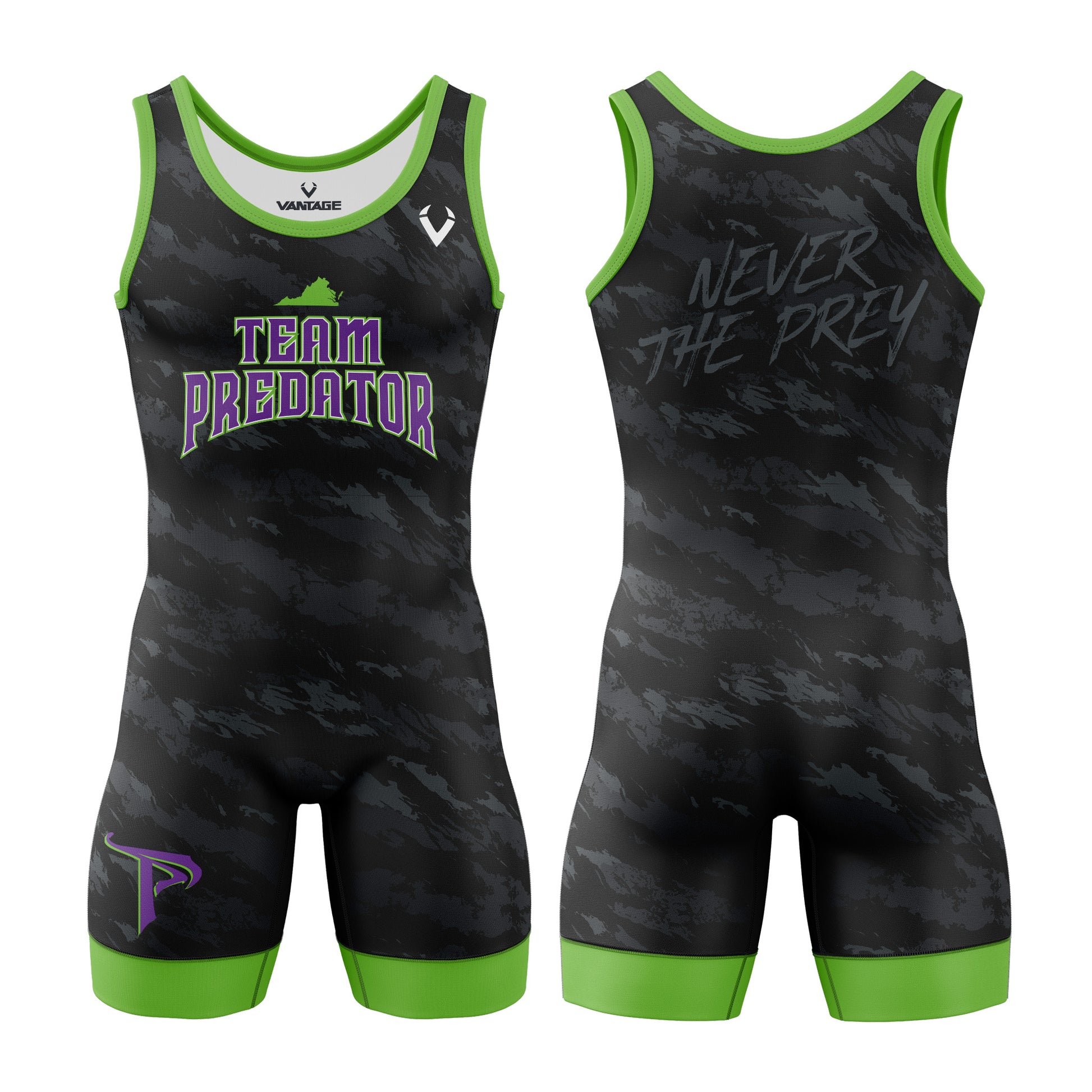VA Team Predator - Men's Contender Singlet (Never The Prey)
