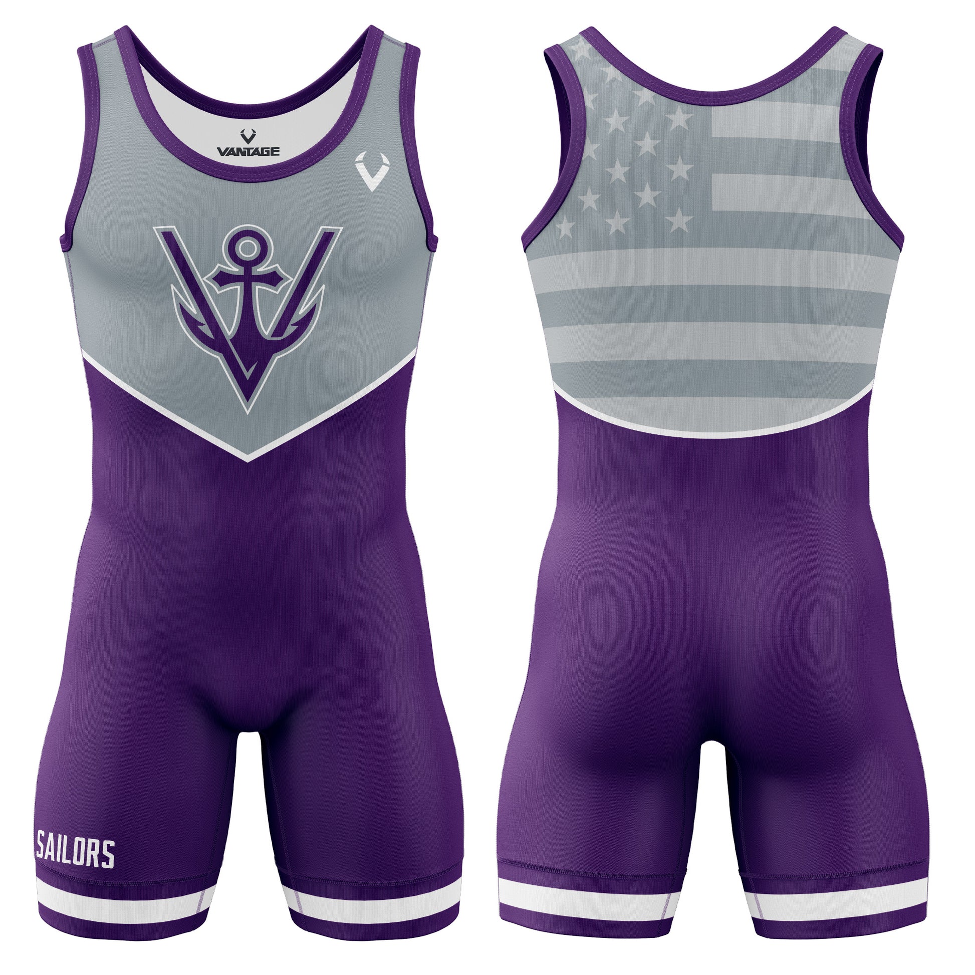 Vermilion - Contender Singlet (Design 3)