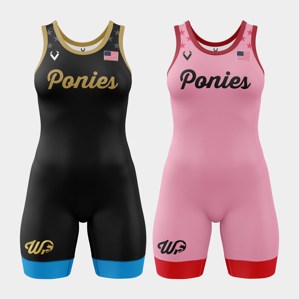 Wild Ponies - Ladies Contender Singlet Bundle