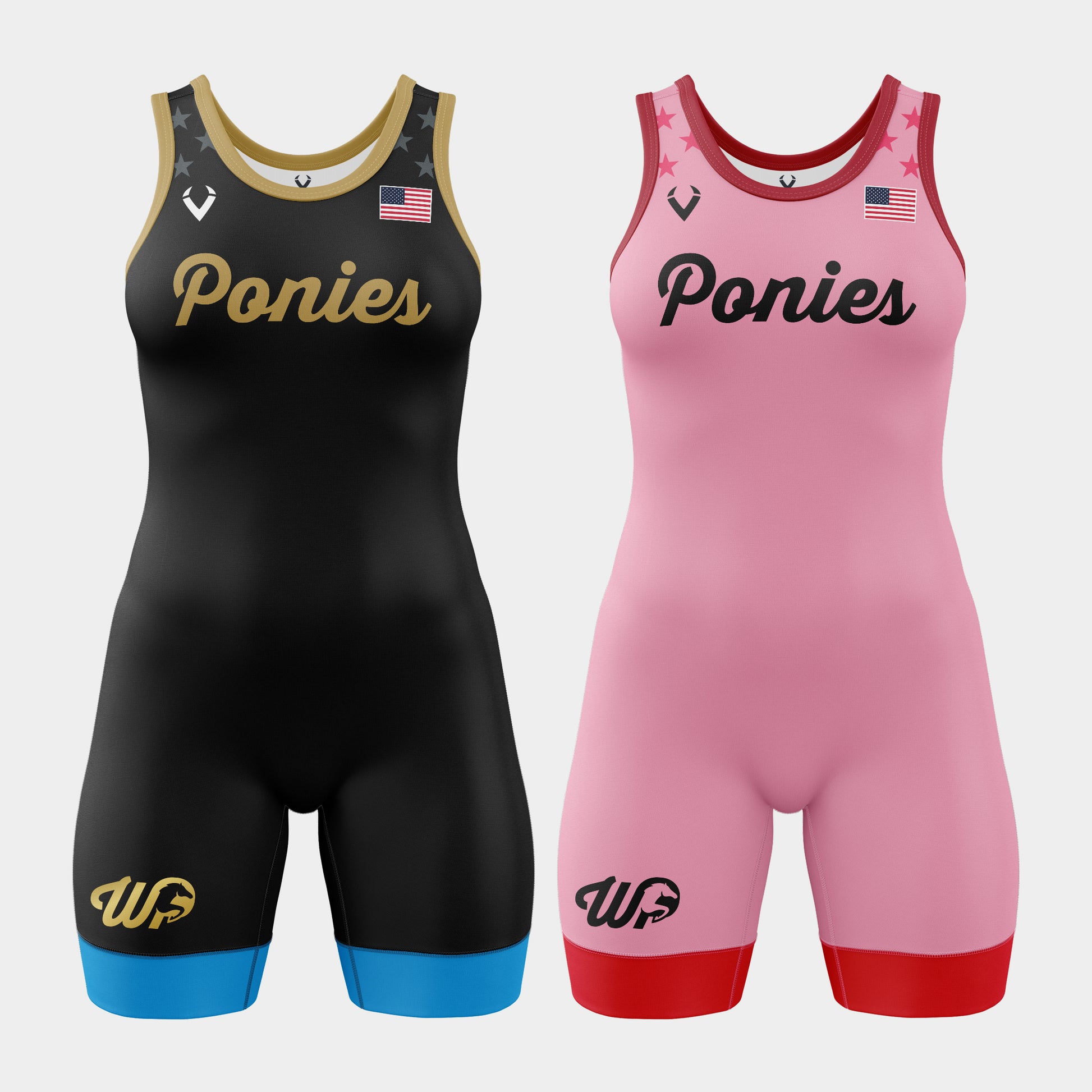 Wild Ponies - Ladies Contender Singlet Bundle