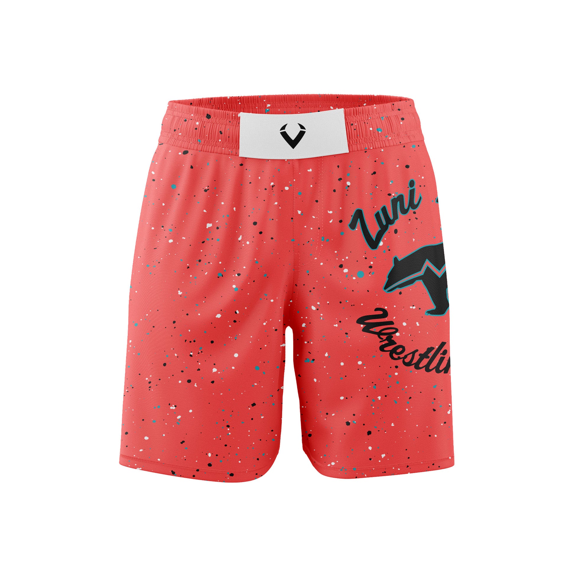 Zuni Nation - Drill Shorts (Coral)