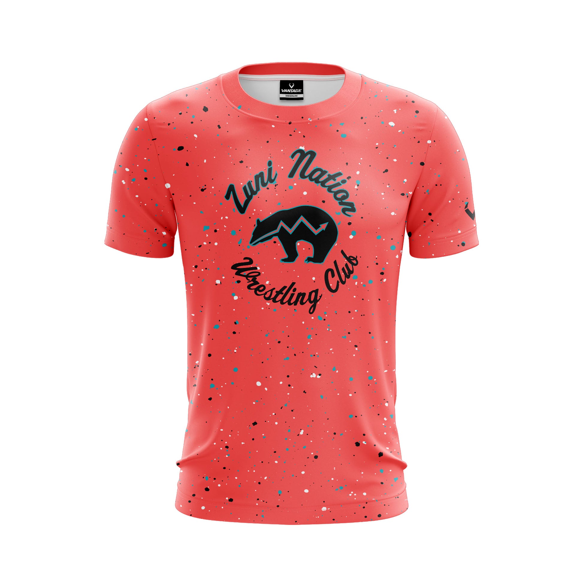 Zuni Nation - Contender Tee (Coral)
